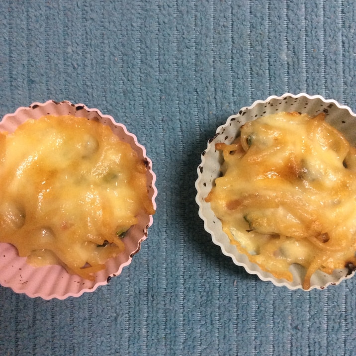 スパサラリメイク♪味噌マヨスパグラ